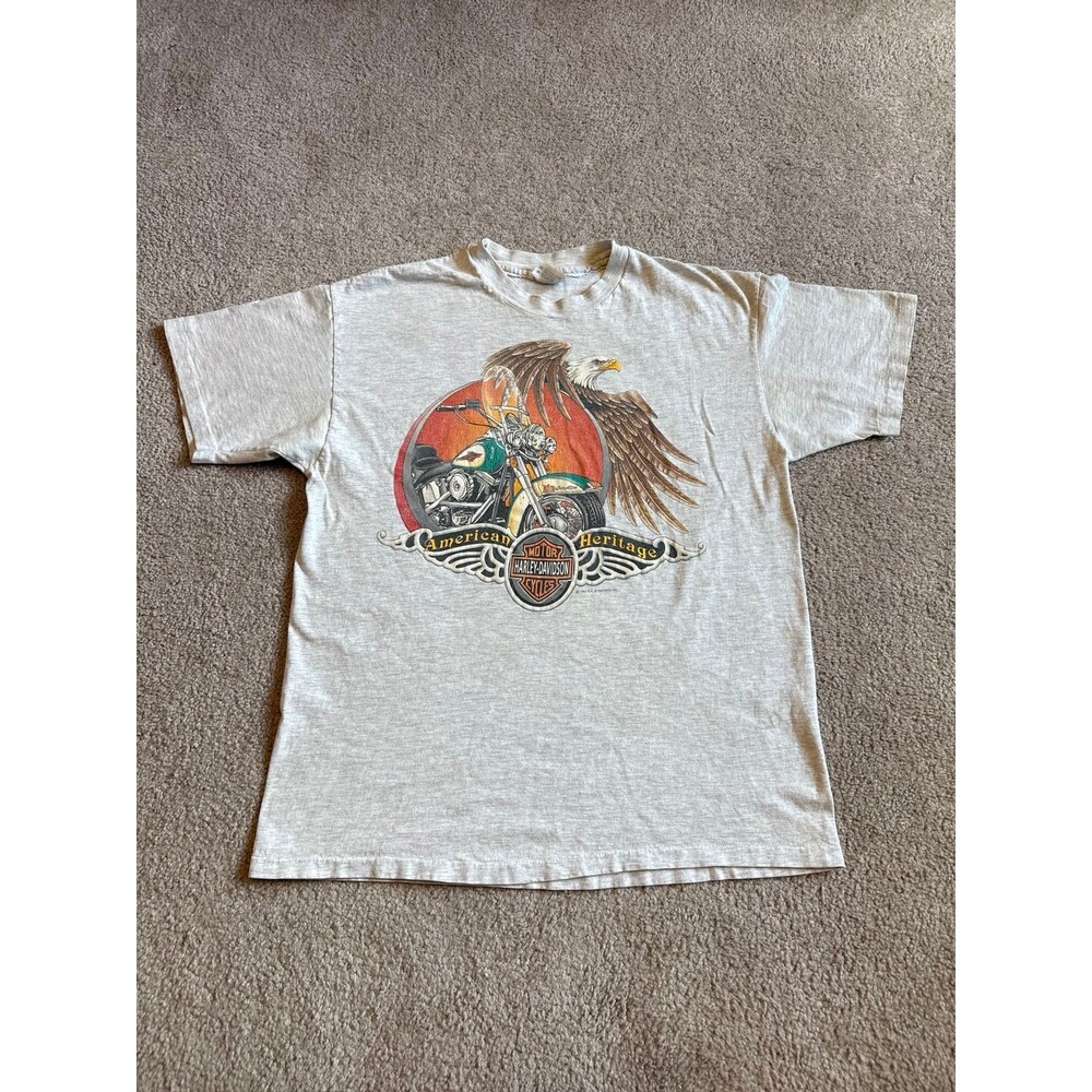 Vintage Harley Davidson 1998 Hanes Men’s Graphic Tee Size Large